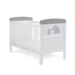 Obaby Grace Inspire Cot Bed – Me & Mini Me Elephant Grey