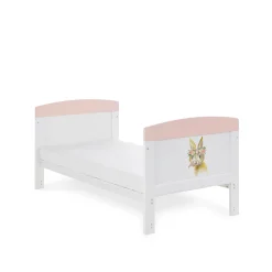 Obaby Grace Inspire Cot Bed – Watercolour Rabbit Pink