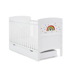 Obaby Grace Inspire Cot Bed – Rainbow Multicolours
