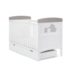 Obaby Grace Inspire Cot Bed – Me & Mini Me Elephant Grey