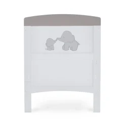 Obaby Grace Inspire Cot Bed – Me & Mini Me Elephant Grey