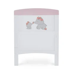 Obaby Grace Inspire Cot Bed – Me & Mini Me Elephant Pink