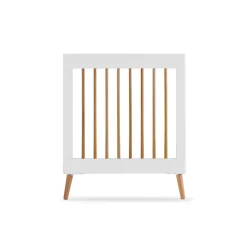 Obaby Maya Cot Bed 3 Piece Room Set - White with Natural