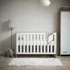 Obaby Nika Cot Bed - GREY WASH & WHITE