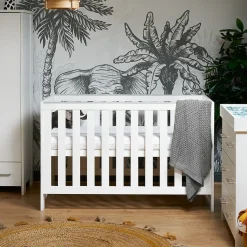 Obaby Nika Cot Bed  - WHITE WASH
