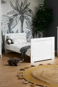 Obaby Nika Cot Bed  - WHITE WASH