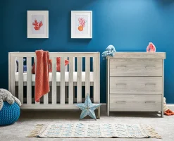 Obaby Nika Mini 2 Piece Room Set -GREY WASH