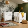 Obaby Nika Mini 2 Piece Room Set & Underdrawer - White Wash