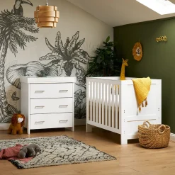 Obaby Nika Mini 2 Piece Room Set -White Wash