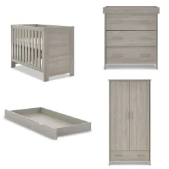 Obaby Nika Mini 3 Piece Room Set & Underdrawer - GREY WASH