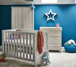 Obaby Nika Mini 3 Piece Room Set - GREY WASH