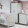 Obaby Nika Mini 3 Piece Room Set - GREY WASH & WHITE