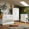 Obaby Nika Mini 3 Piece Room Set & Underdrawer - White Wash