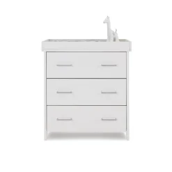 Obaby Nika Mini 2 Piece Room Set & Underdrawer - White Wash