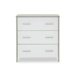 Obaby Nika Mini 2 Piece Room Set & Underdrawer - GREY WASH & WHITE