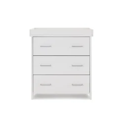 Obaby Nika Mini 2 Piece Room Set & Underdrawer - White Wash