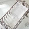 Obaby Sophie Swinging Crib - Warm Grey