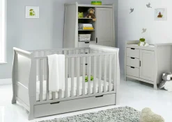 Obaby Stamford Classic 3 Piece Room Set - WARM GREY