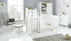 Obaby Stamford Classic 5 Piece Room Set - WHITE