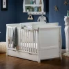 Obaby Stamford Classic Cot Bed - WHITE