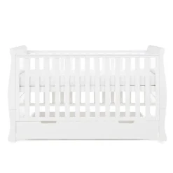Obaby Stamford Classic Cot Bed - WHITE