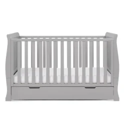 Obaby Stamford Classic Cot Bed - WARM GREY