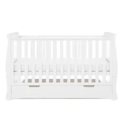 Obaby Stamford Classic Cot Bed - WHITE