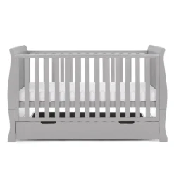 Obaby Stamford Classic Cot Bed - WARM GREY