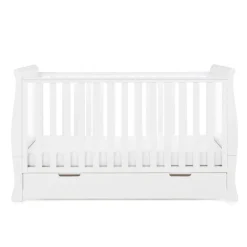 Obaby Stamford Classic Cot Bed - WHITE