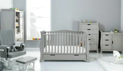 Obaby Stamford Luxe 5 Piece Room Set - WARM GREY