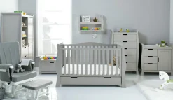 Obaby Stamford Luxe 7 Piece Room Set - WARM GREY
