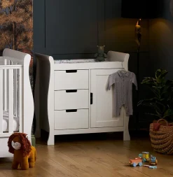 Obaby Stamford Luxe 2 Piece Room Set - WHITE