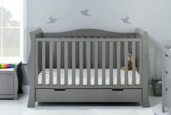 Obaby Stamford Luxe 2 Piece Room Set - TAUPE GREY