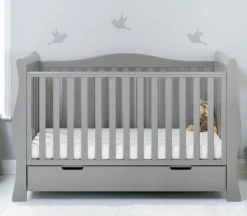 Obaby Stamford Luxe 3 Piece Room Set - WARM GREY