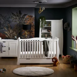 Obaby Stamford Luxe 3 Piece Room Set - White