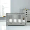 Obaby Stamford Luxe 4 Piece Room Set - WARM GREY