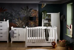 Obaby Stamford Luxe 4 Piece Room Set - WHITE