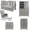 Obaby Stamford Luxe 5 Piece Room Set - TAUPE GREY