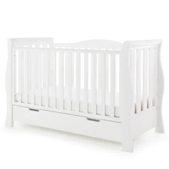 Obaby Stamford Luxe 4 Piece Room Set - WHITE