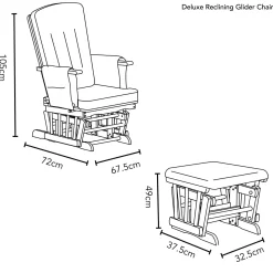 Obaby Stamford Luxe 5 Piece Room Set - White
