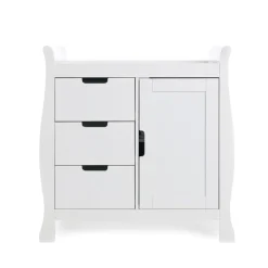 Obaby Stamford Luxe 5 Piece Room Set - White