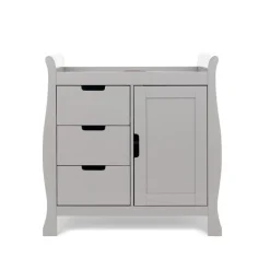Obaby Stamford Luxe 4 Piece Room Set - WARM GREY