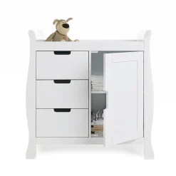 Obaby Stamford Luxe 3 Piece Room Set - White