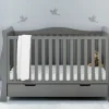 Obaby Stamford Luxe Cot Bed - TAUPE GREY