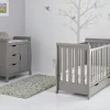 Obaby Stamford Mini 2 Piece Room Set - TAUPE GREY