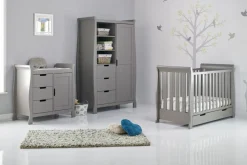 Obaby Stamford Mini 3 Piece Room Set - TAUPE GREY