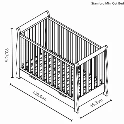 Obaby Stamford Mini 2 Piece Room Set - WHITE