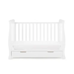 Obaby Stamford Mini Cot Bed - WHITE