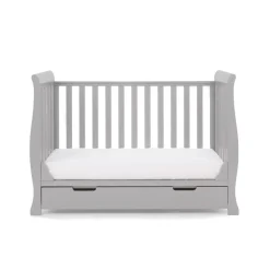 Obaby Stamford Mini Cot Bed - WARM GREY