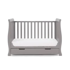 Obaby Stamford Mini Cot Bed - TAUPE GREY